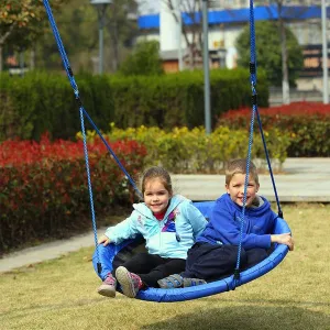 100cm Kids Garden Swing Spin - Blue