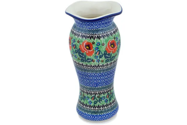 11" Vase - Playful Poppy