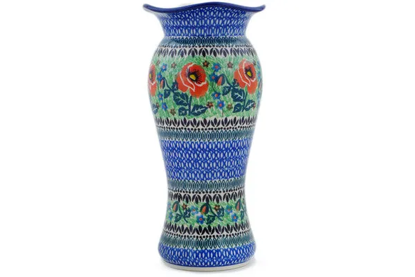 11" Vase - Playful Poppy