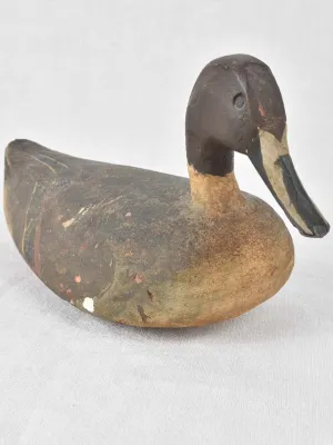 19th century wooden decoy duck