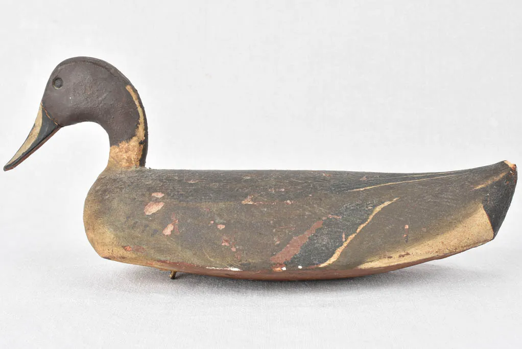 19th century wooden decoy duck