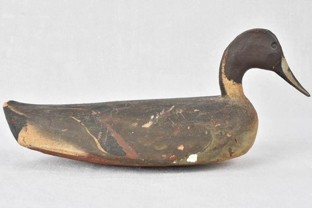 19th century wooden decoy duck