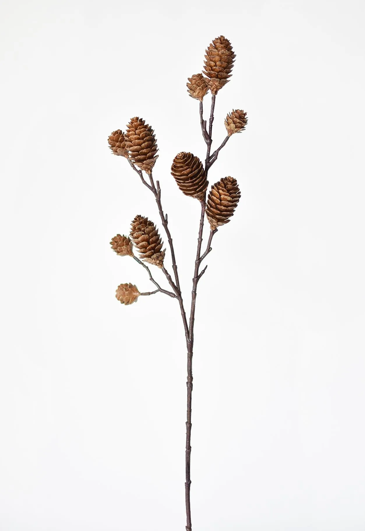 28" Faux Pinecone Branch Stem