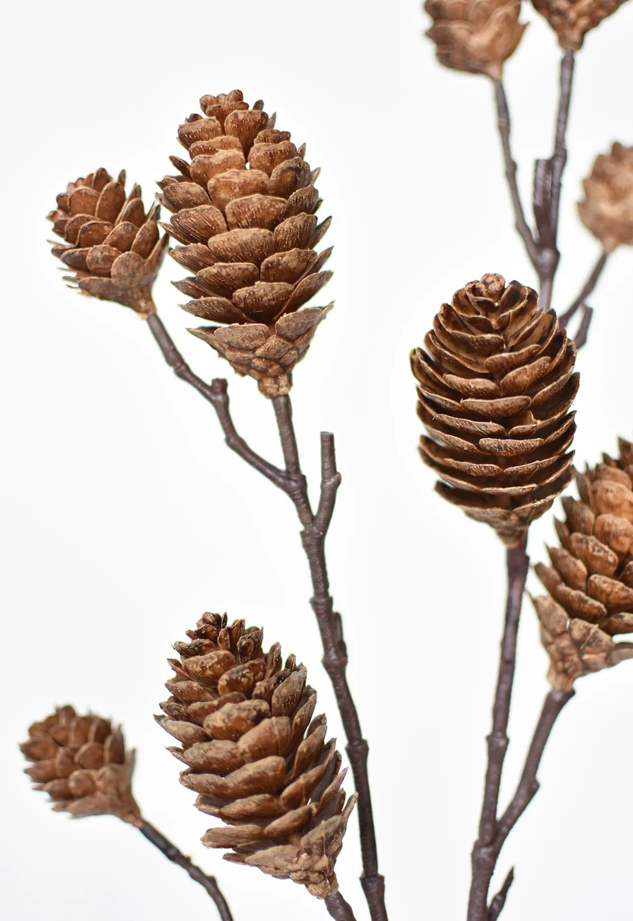 28" Faux Pinecone Branch Stem