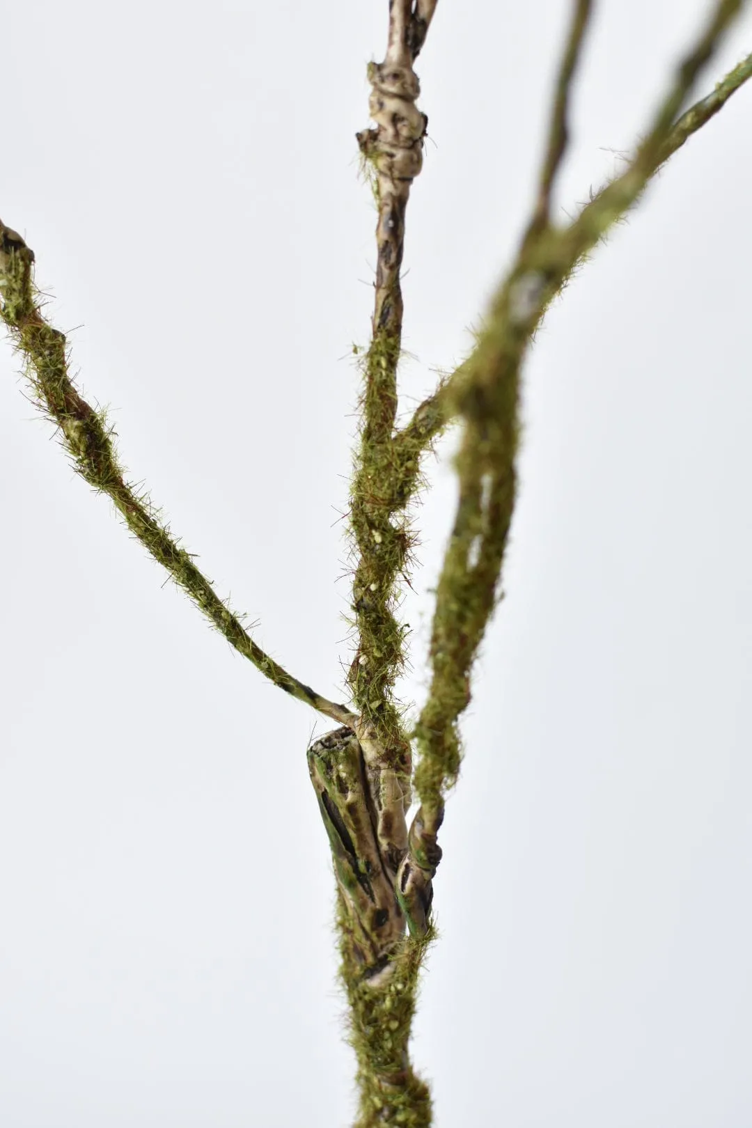 36" Faux Mossy Brown Twig Branch Stem