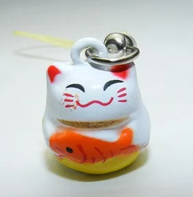 70587 CAT WITH FISH BELL-10