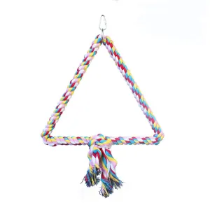 A&E Cage Triangle Cotton Rope Swing