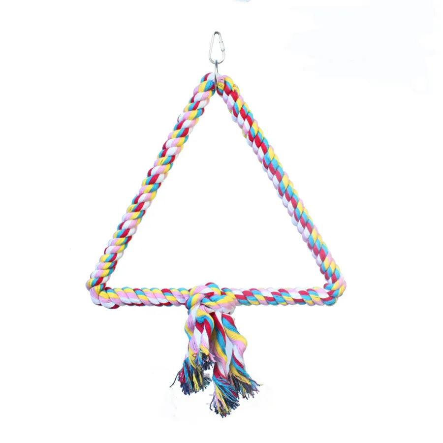 A&E Cage Triangle Cotton Rope Swing