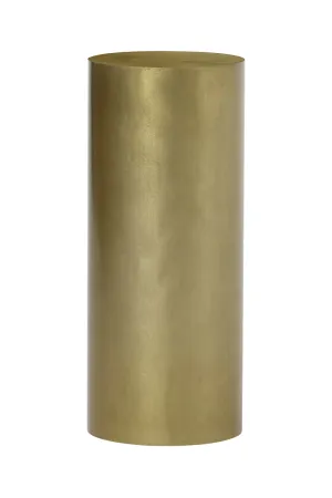 Aged Brass Cylindrical Accent Table T | Andrew Martin Maxwell