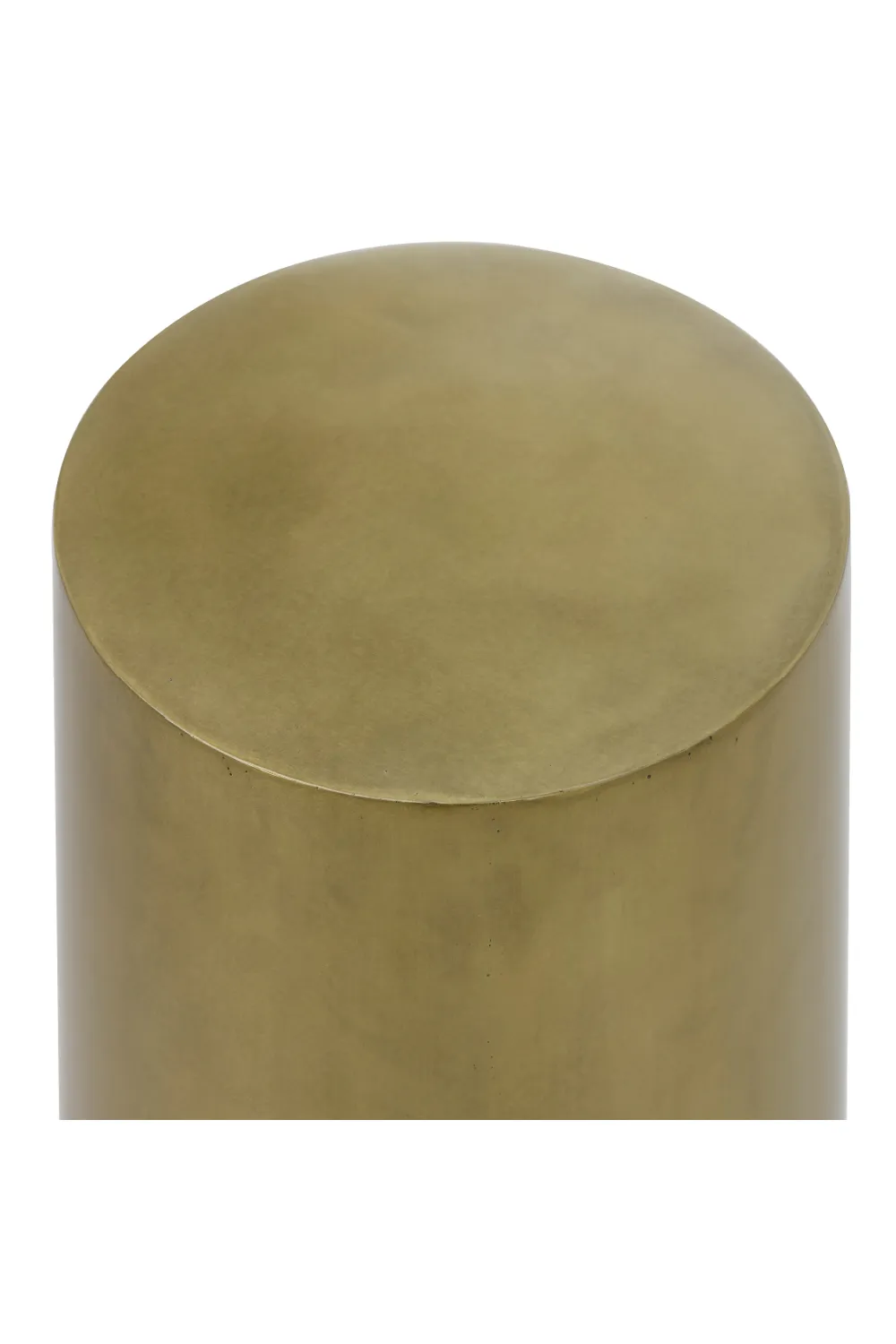 Aged Brass Cylindrical Accent Table T | Andrew Martin Maxwell