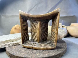 Antique Ethiopian Wood Headrest