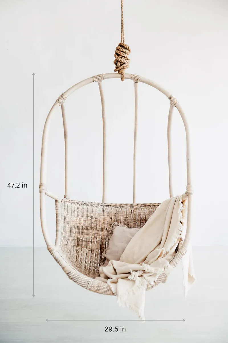 Bamboo Swing Chairs for Outdoor | Cane swing chairs - Ishana