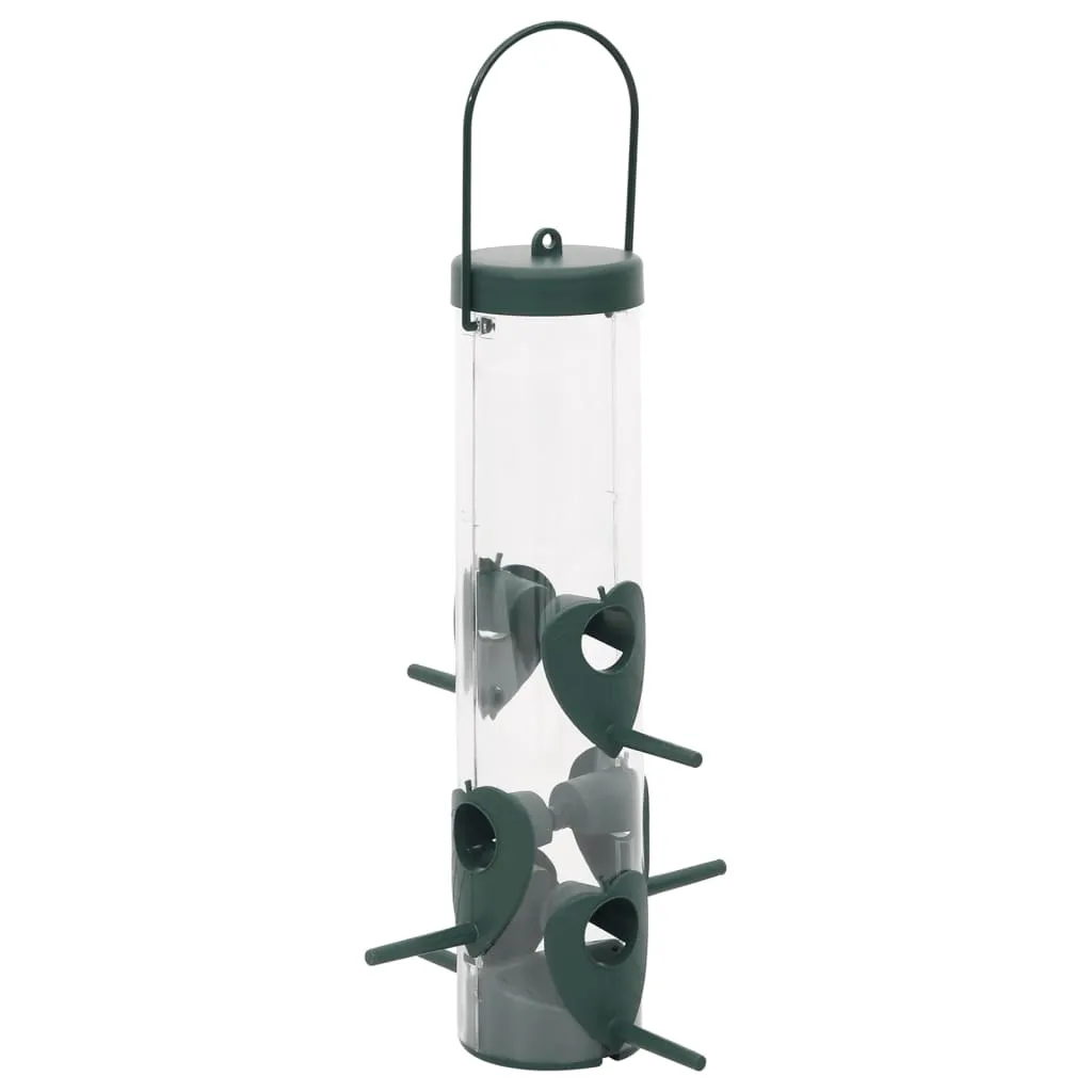 Bird Feeders 3 pcs Dark Green 17x17x32 cm