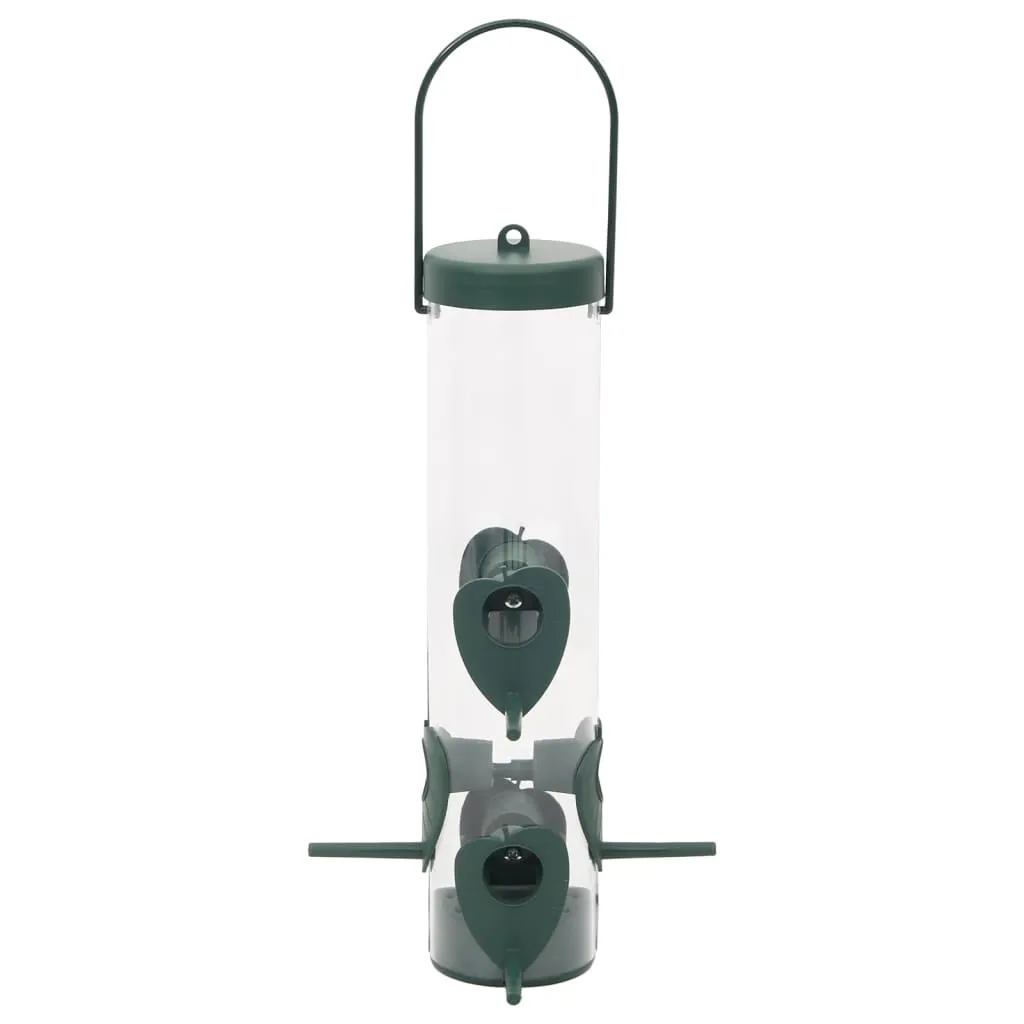 Bird Feeders 3 pcs Dark Green 17x17x32 cm