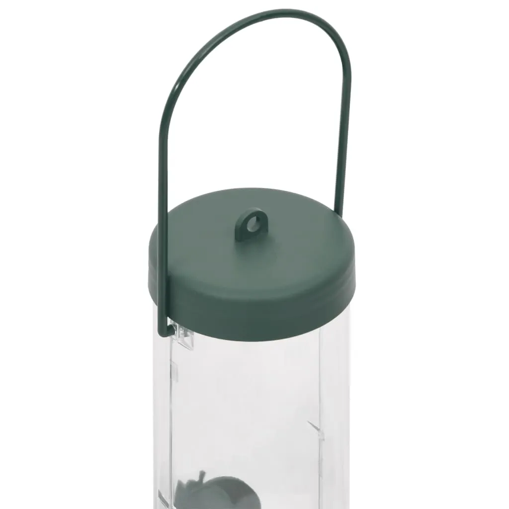 Bird Feeders 3 pcs Dark Green 17x17x32 cm