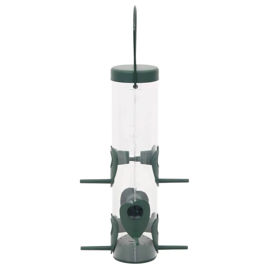 Bird Feeders 3 pcs Dark Green 17x17x32 cm