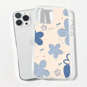 Blue Belle Clear Silicone Phone Cover