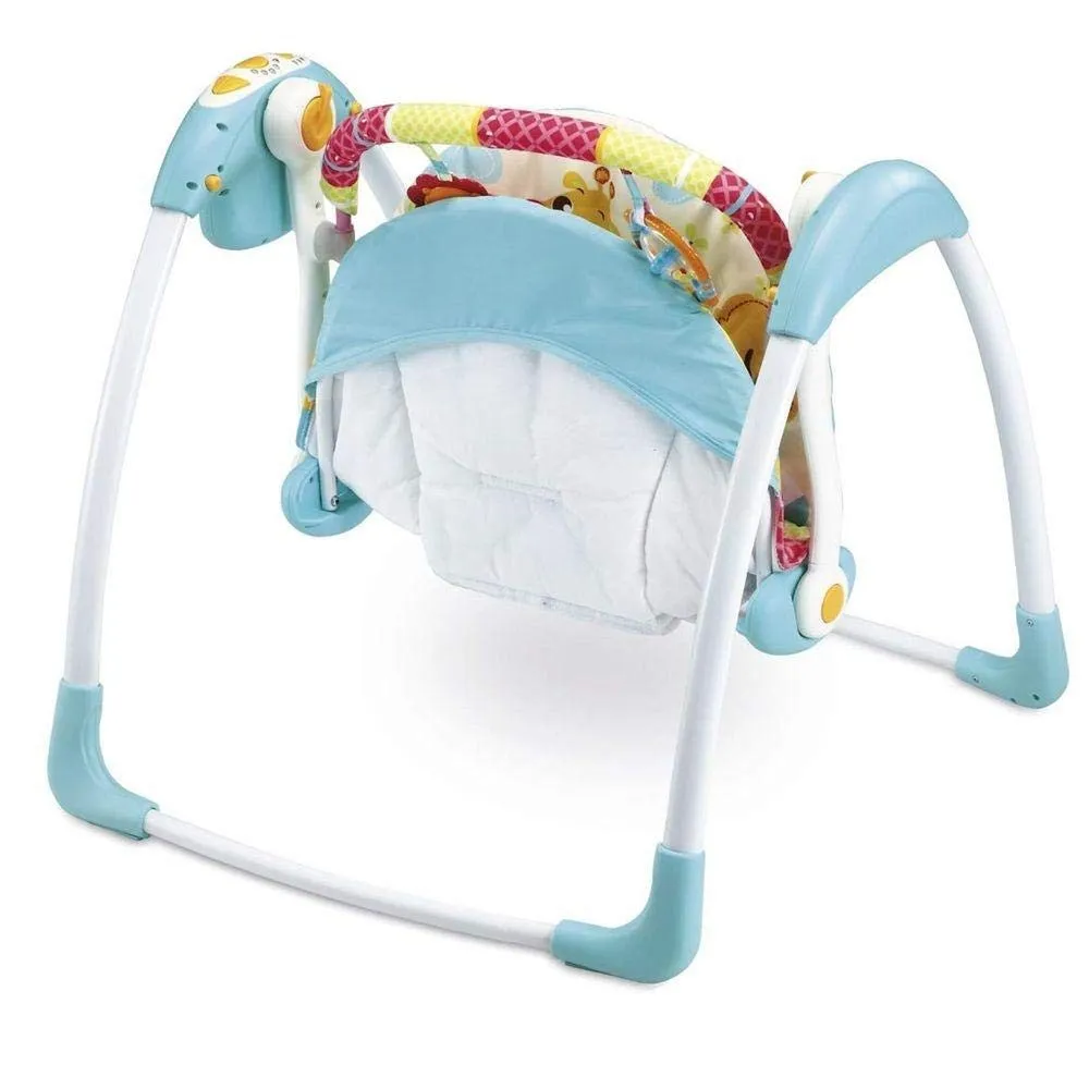 Blue Deluxe Portable Swing