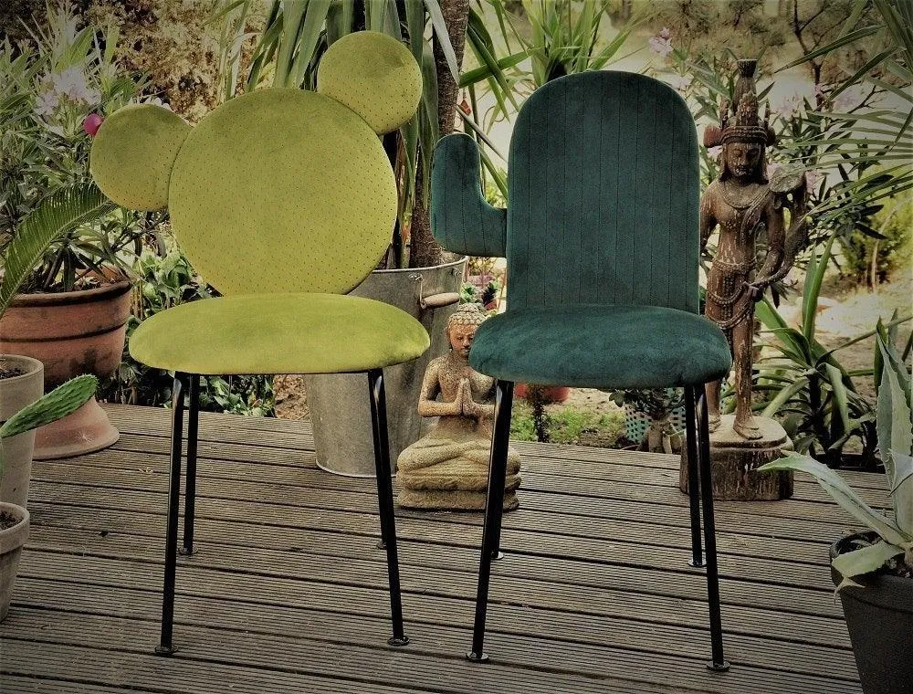 CACTUS chair dark green