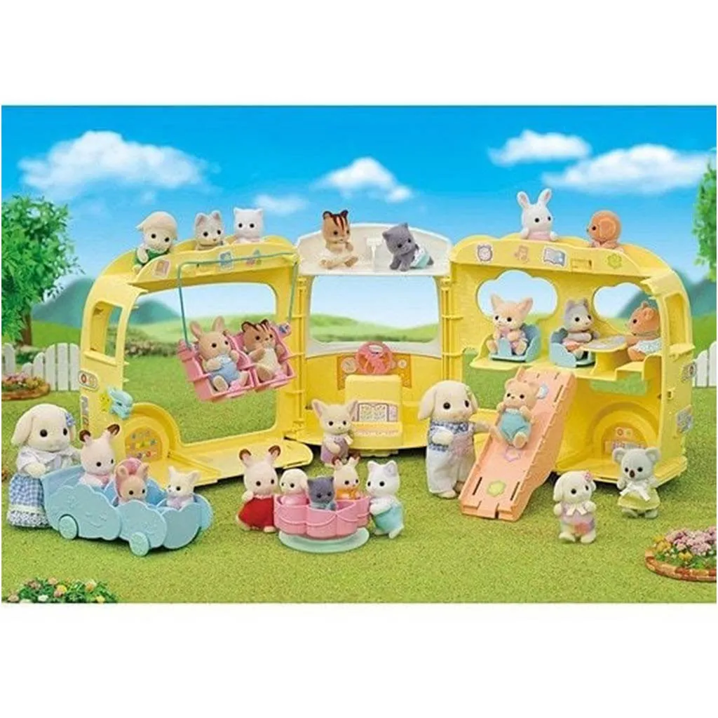 Calico Critters Rainbow Fun Nursery Bus