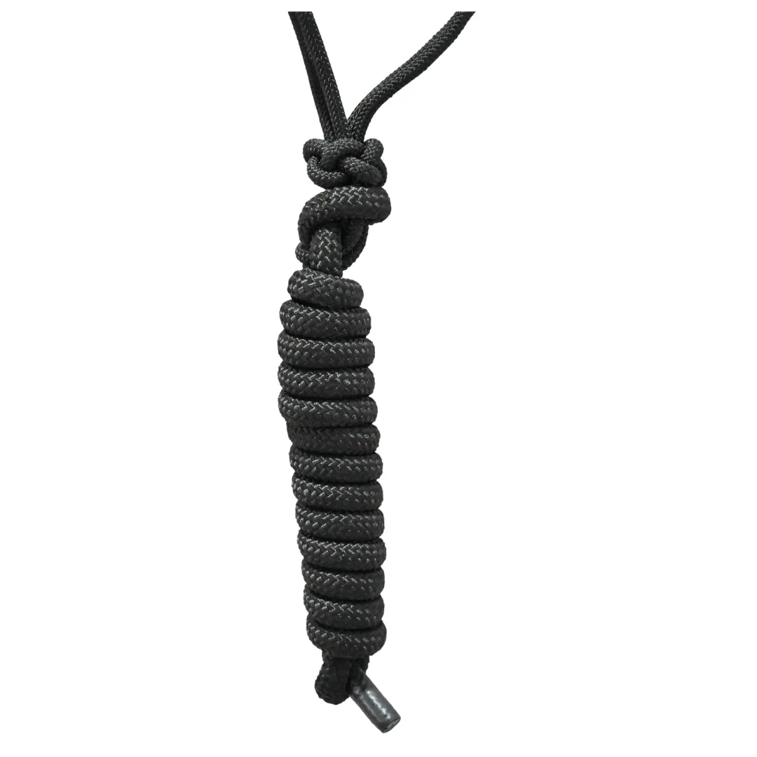 Cashel Braided Rope Nose Halter with Lead Rope- Black Camo