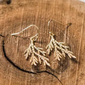 Cedar Earrings ~ Gold