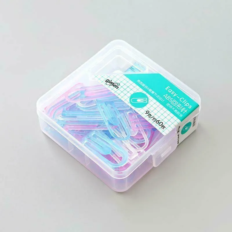 Colorful Plastic Paper Clips