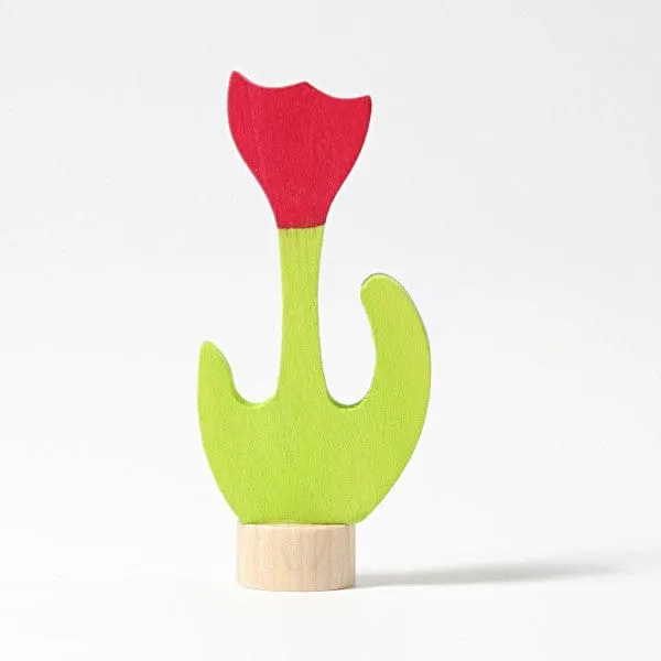 Decorative Figure Red Tulip