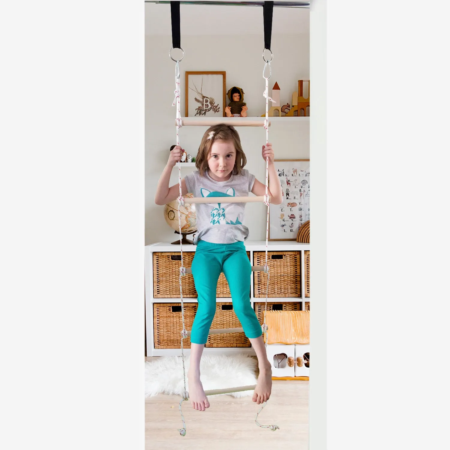 Doorway Gym Kit: Combo, Rings, Swing and Rope Ladder