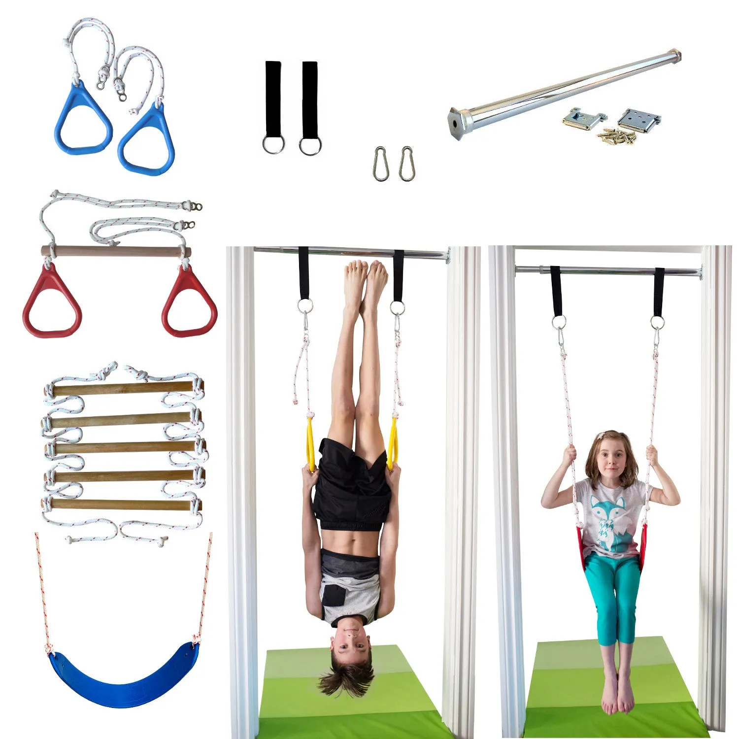 Doorway Gym Kit: Combo, Rings, Swing and Rope Ladder