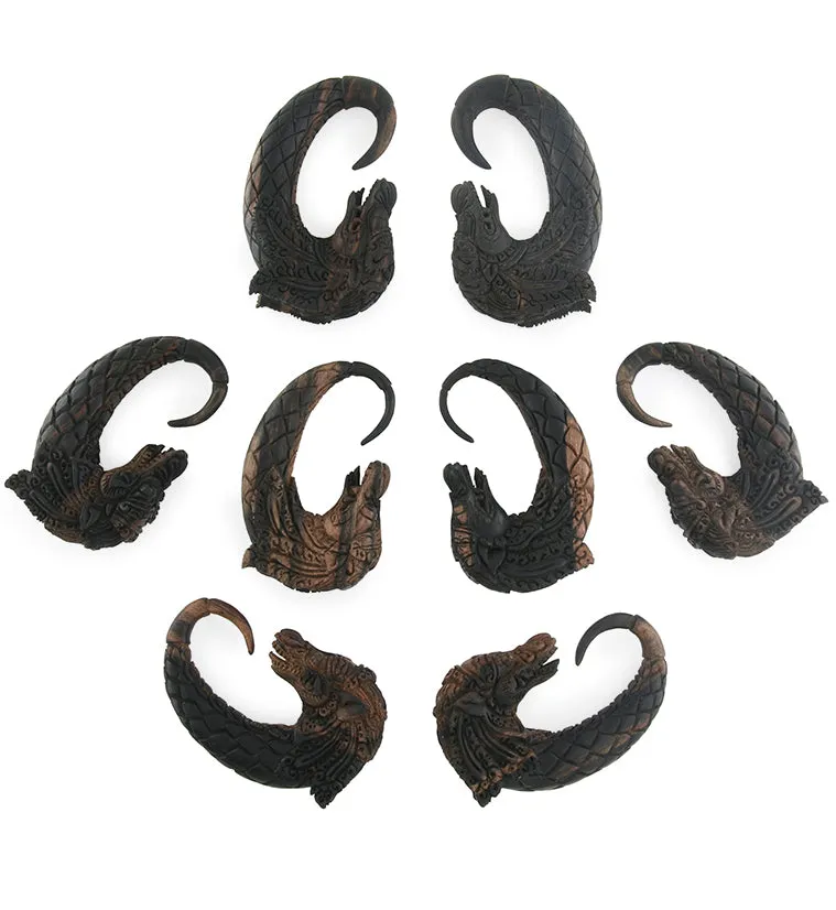 Dragon Fiery Areng Wooden Hangers