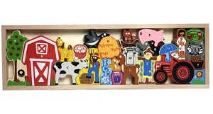 Farm A to Z Puzzle & Playset