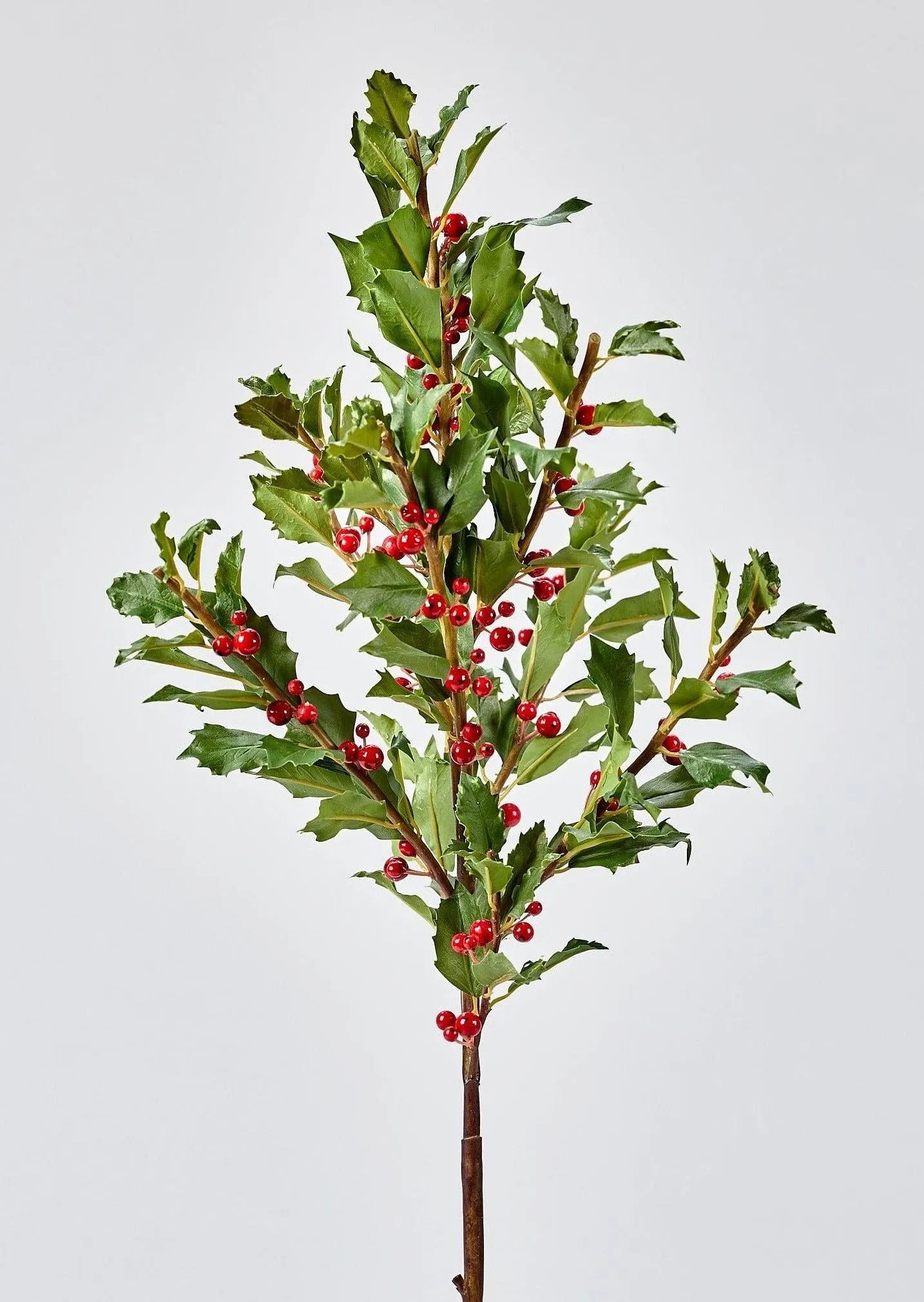 Faux Holly Branch - 36"