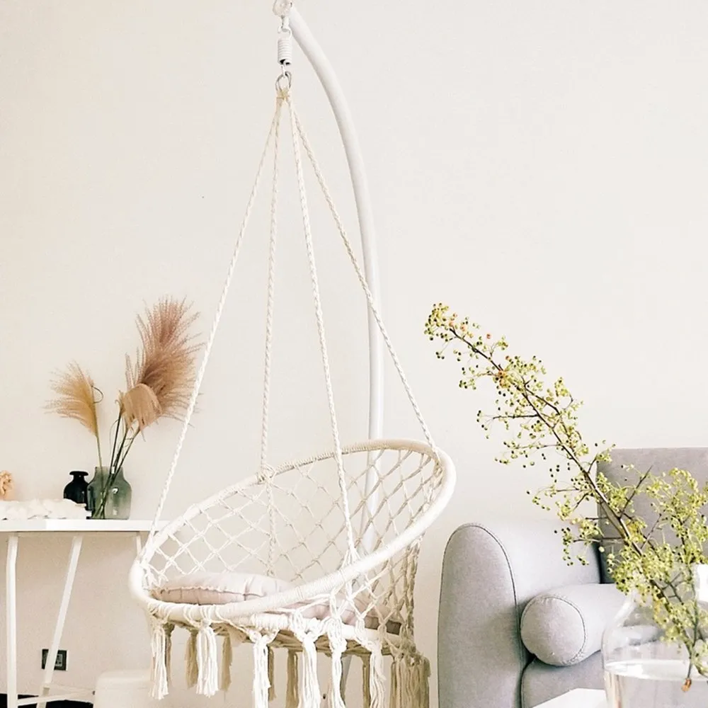 Hanging Macrame Hammock Swing Chair - CCTRO