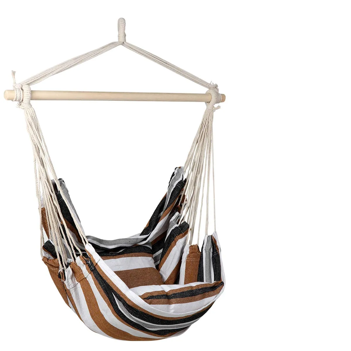 Hanging Rope Hammock Chair Swing - E EVERKING