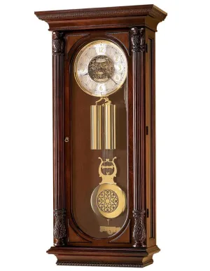 Howard Miller Stevenson Pendulum Wall Clock - Chiming - Key Wound