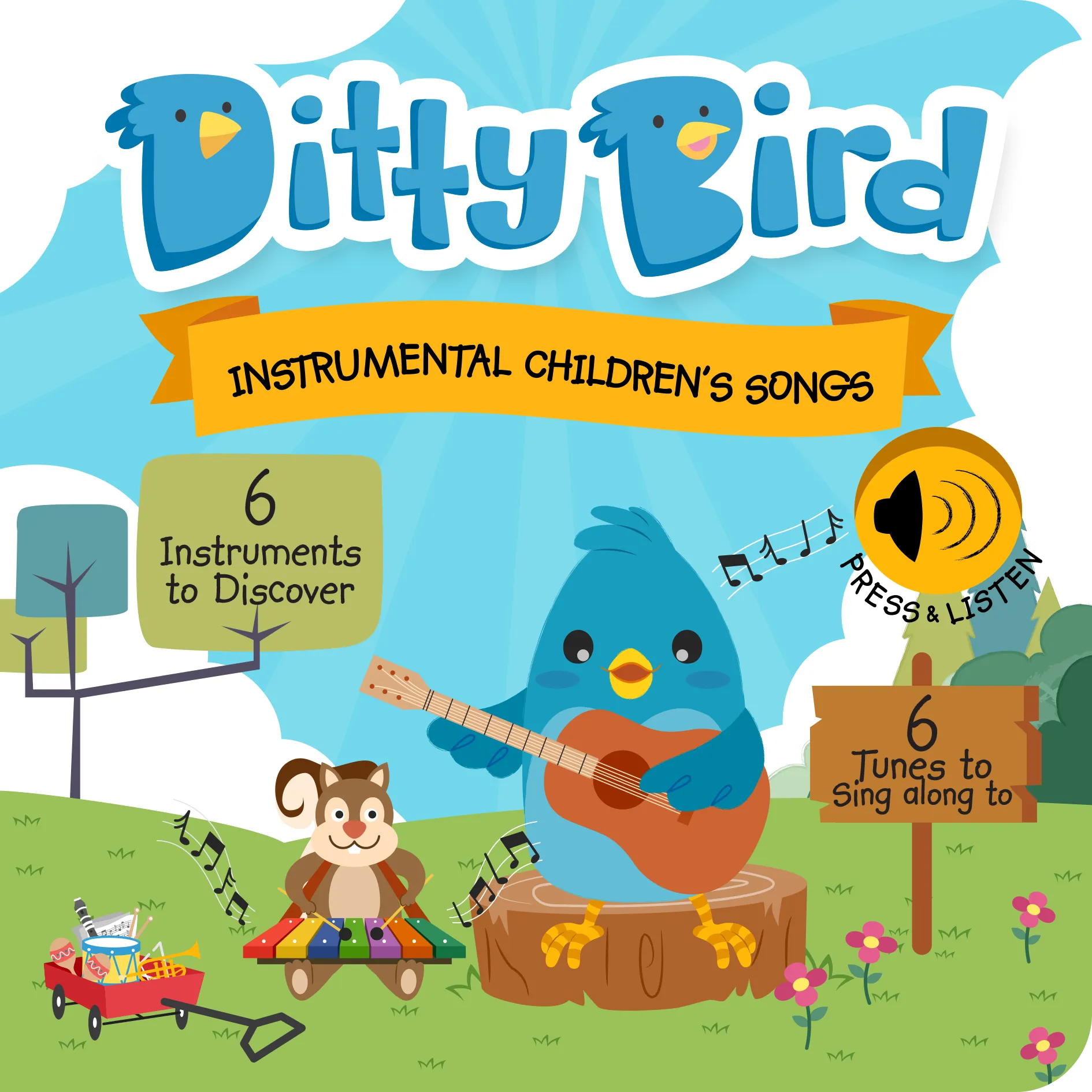 Instrumental Children's Songs Interactive Sound Book