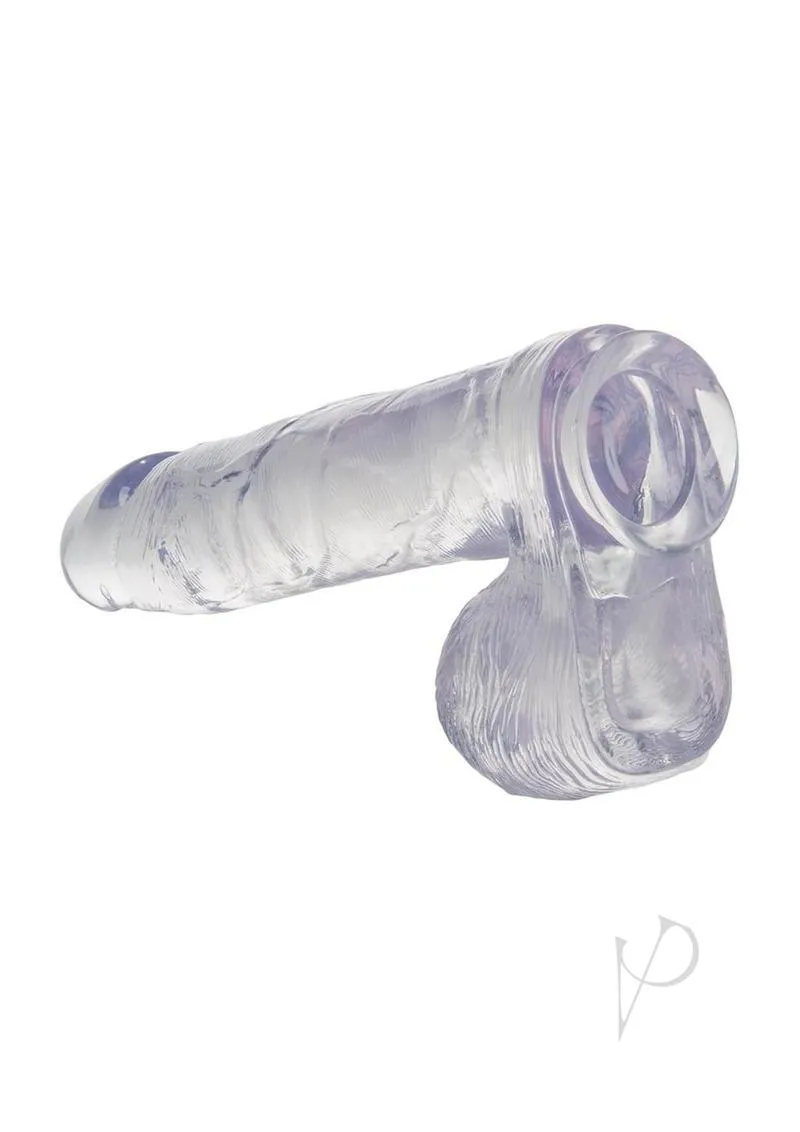 Jelly Clear Dong W/suction 8