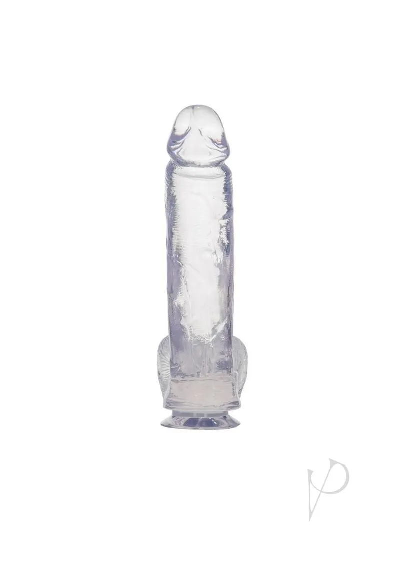 Jelly Clear Dong W/suction 8