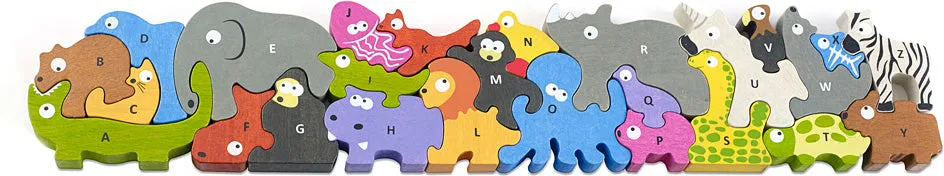 Jumbo Animal Parade A to Z Puzzle