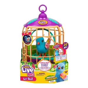 Little Live pets Lil Bird Pango Bird & Cage