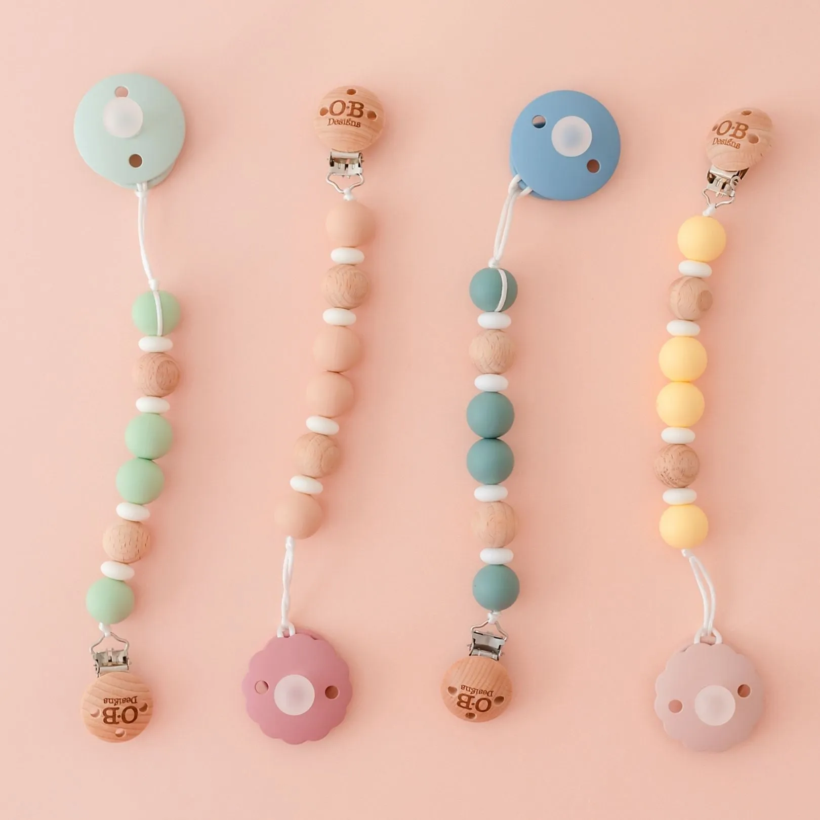 Mint Eco-Friendly Pacifier Chain