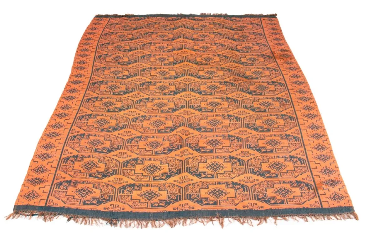 Modern Flatweave Rug or Coverlet 8.3' x 6'