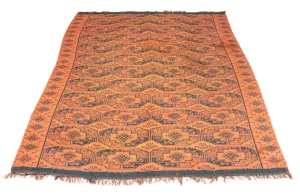 Modern Flatweave Rug or Coverlet 8.3' x 6'