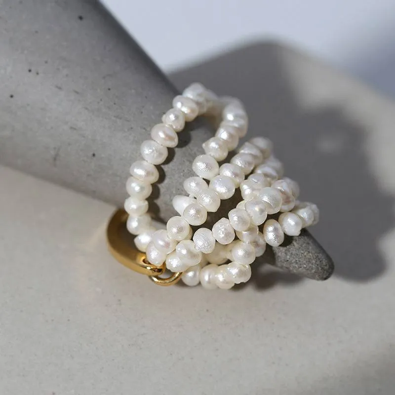 Multi-Layer Rice Pearl Cluster Ring