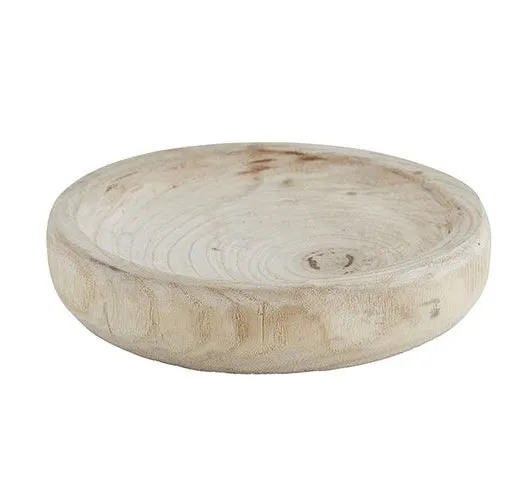 Paulownia Wooden Bowl - Natural