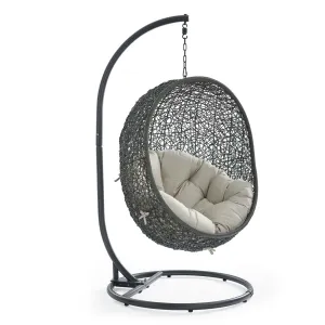 Porch Outdoor Patio Swing Chair With Stand