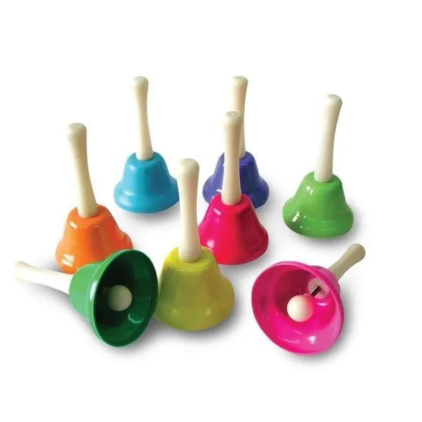 Rainbow Musical Hand Bells 8 Piece Set