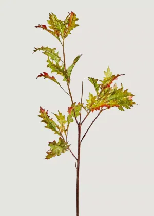 SALE Tall Artificial Oak Leaf Branch - 43.25"