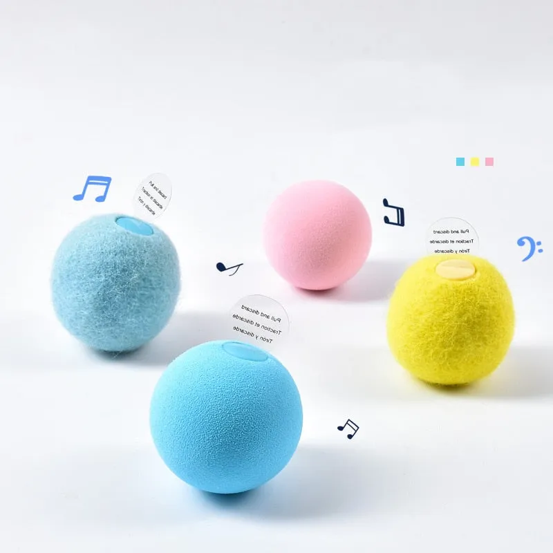 Smart Interactive Ball w/ Sounds for Cats